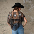 Load image into Gallery viewer, Beaded Fringe Cape
