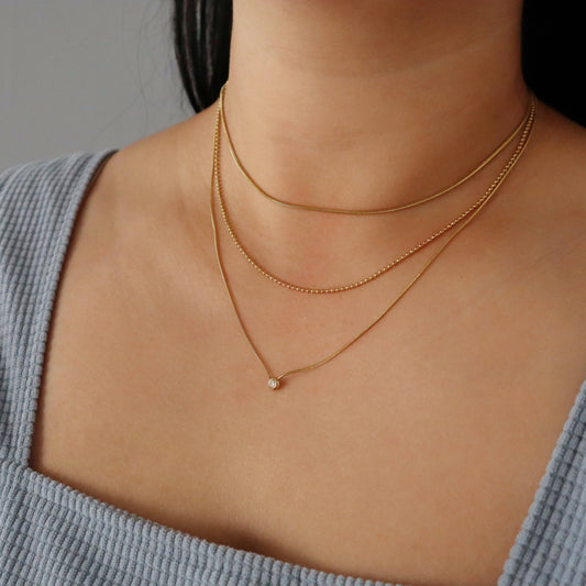 Trinity Necklace | Layered Necklace