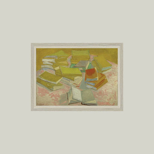 Piles of French Novels 9 x 7