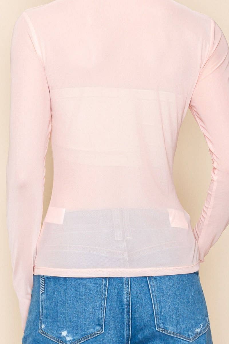 Valerie Sheer Embellished Top