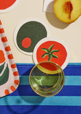 Load image into Gallery viewer, Pimento Olive Coasters - Set of Four
