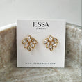 Load image into Gallery viewer, Laurel Earrings | Statement Zirconia Earrings
