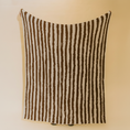 Load image into Gallery viewer, Stripe Plush Throw - Mocha & Cream

