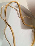 Load image into Gallery viewer, Jean Layered Flat Snake Chain Necklace
