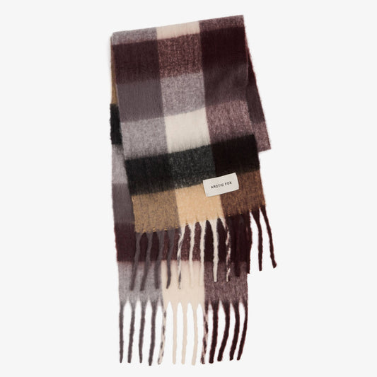 The Reykjavik Scarf  - Purple/Brown