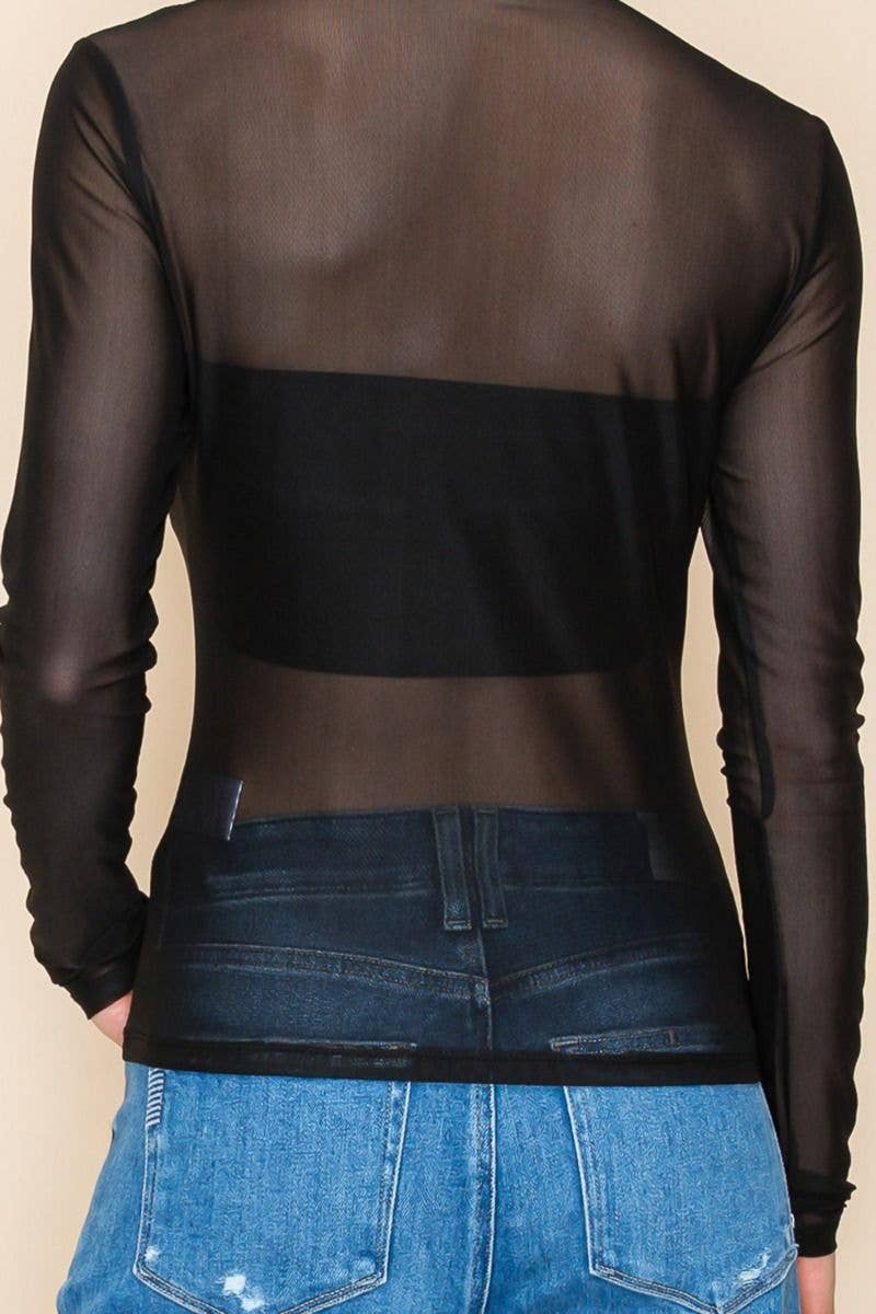 Valerie Sheer Embellished Top