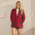 Load image into Gallery viewer, Plaid Flannel Blazer

