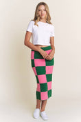 Load image into Gallery viewer, Checkered Past Kit Pencil Skirt
