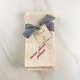 Load image into Gallery viewer, Italian Sayings Embroidered Dinner Napkin Set
