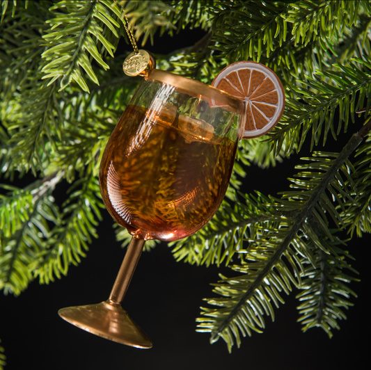 Spritz Cocktail Holiday Ornament