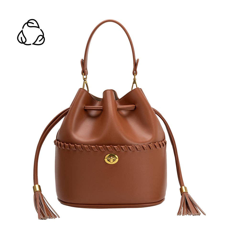 Cognac Janae Saddle Bag