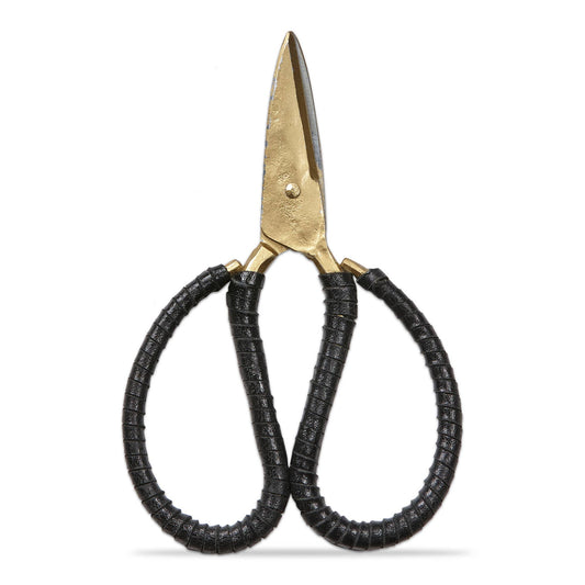 Leather Wrapped Forged Iron Shears