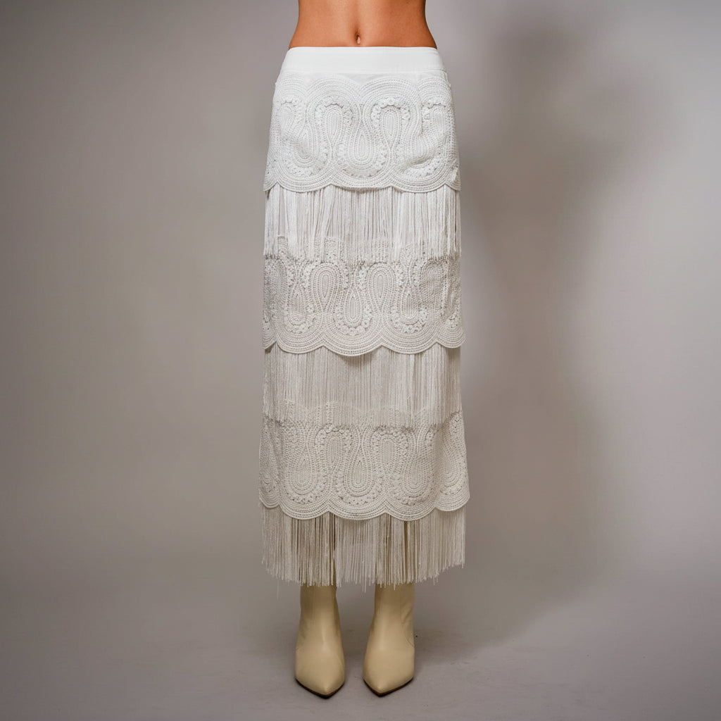 Jen Tiered Maxi Skirt