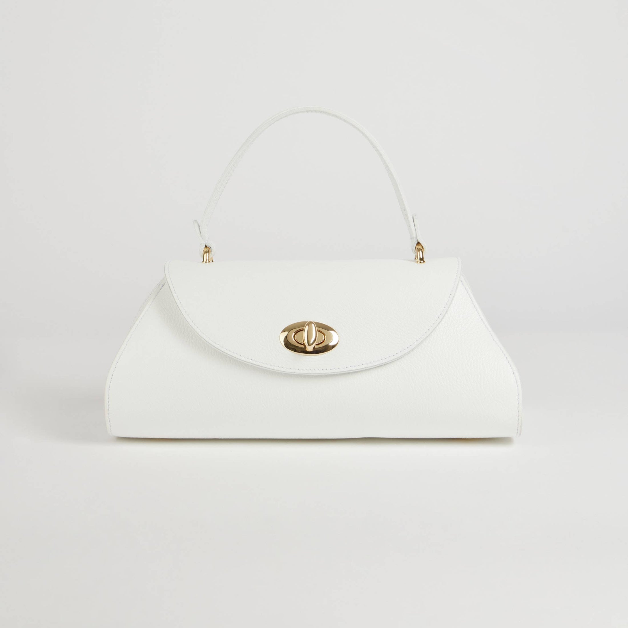 Florence bag in White Togo leather
