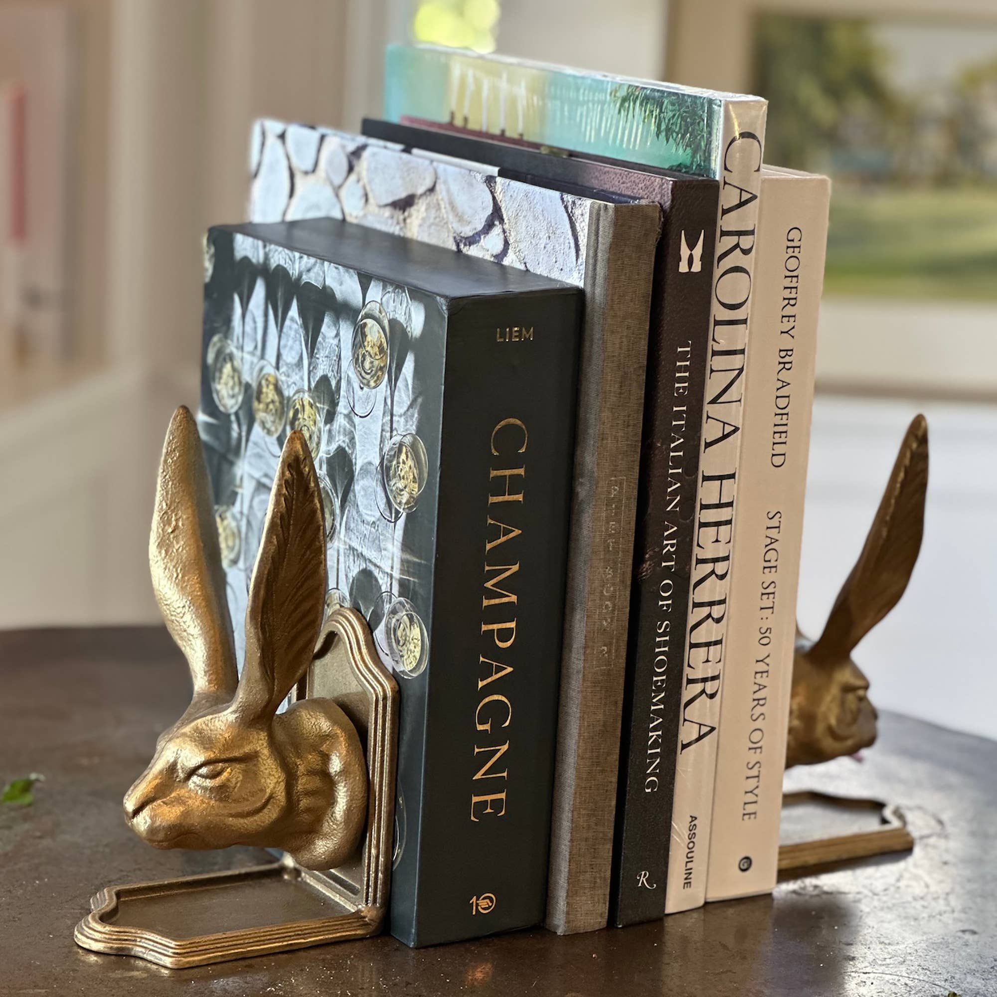 Rabbit Bookend Set