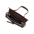 Load image into Gallery viewer, Klarissa Chocolate Recycled Vegan Leather Shoulder Bag
