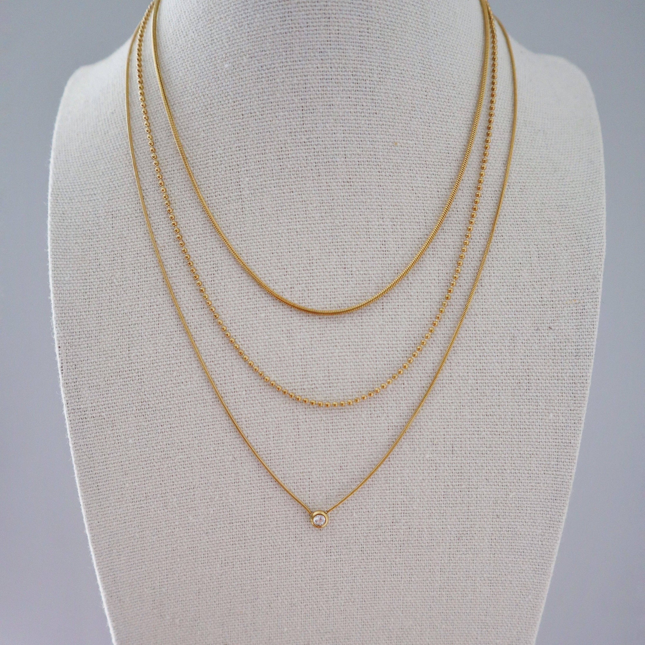 Trinity Necklace | Layered Necklace