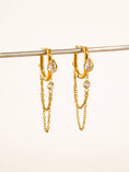 Load image into Gallery viewer, Lucienne Chain Link Drop Earrings
