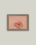 Load image into Gallery viewer, Pink Roses Framed Antique Art
