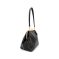 Load image into Gallery viewer, Miette Faux Croc Clutch in Black
