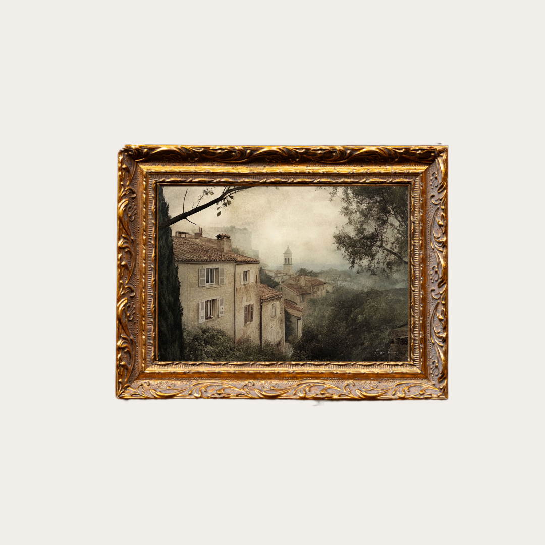 European Town Framed Art