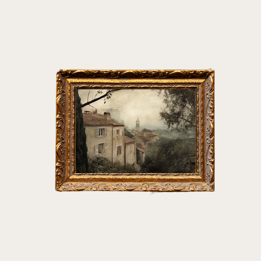 European Town Framed Art