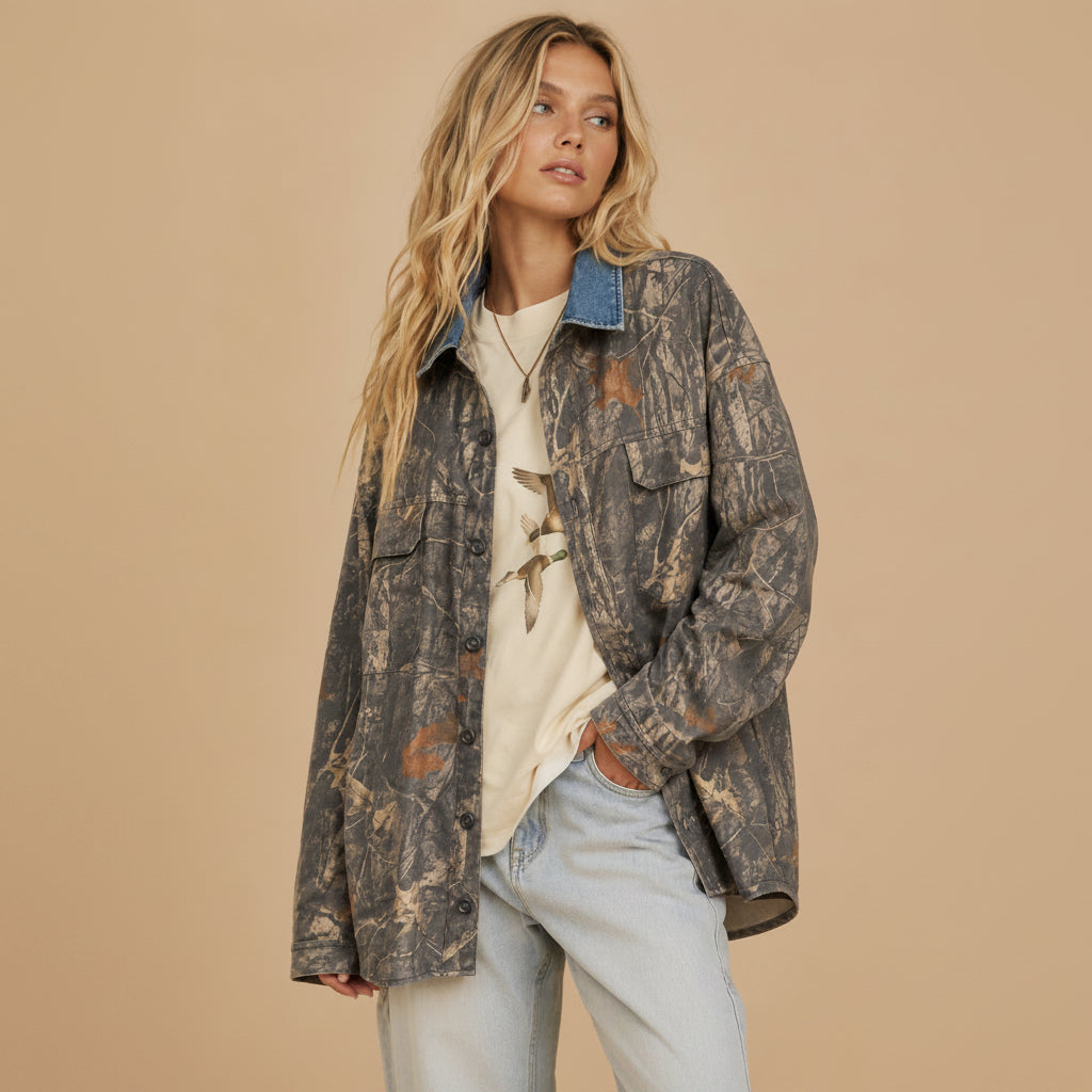 Camo Shacket