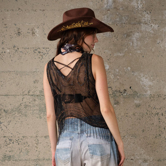 Shania Fringe Top