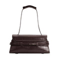 Load image into Gallery viewer, Klarissa Chocolate Recycled Vegan Leather Shoulder Bag
