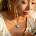 Load image into Gallery viewer, Silver Bean Pendant Necklace

