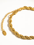 Load image into Gallery viewer, Sadie Braided Rope Chain Bracelet
