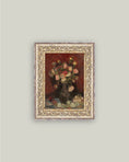 Load image into Gallery viewer, Chinese Asters and Gladioli Framed Antique Art
