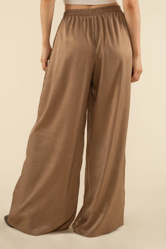 Florence Flowy Satin Pants