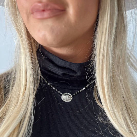 Dainty Concho Necklace