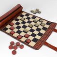Load image into Gallery viewer, Pendleton Red Black Check Pattern Chess & Checkers
