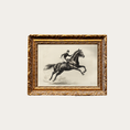 Load image into Gallery viewer, Cavalier Horse Sketch Framed Art
