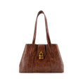 Load image into Gallery viewer, Fiora Lock Top Handbag
