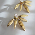 Load image into Gallery viewer, Blooming Petal Earrings | Statement Earrings

