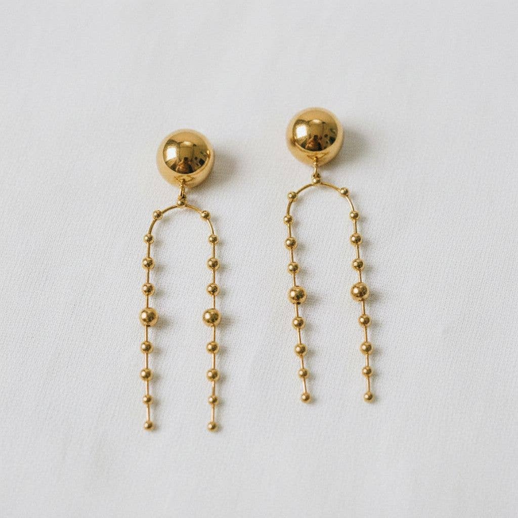 Cubic Zirconia Geometric Stud Earrings