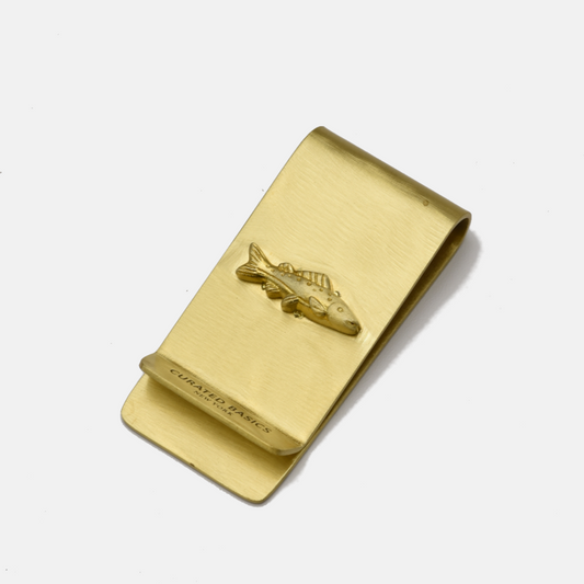 Trout Brass Money Clip