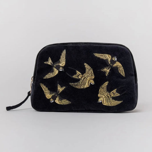 Embroidered Cosmetic bag Collection