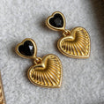 Load image into Gallery viewer, Heart of Gold Earrings
