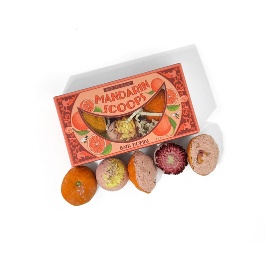 Mandarin Scoops Bath Bomb Gift Set