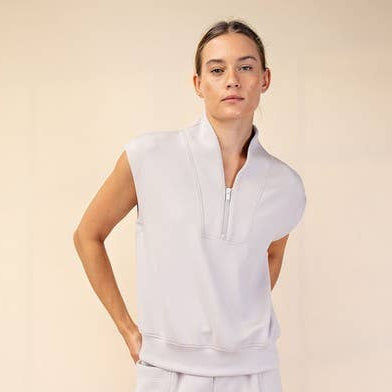 Mocha Cream Scuba Top
