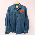 Load image into Gallery viewer, Denim Shirt Chainstitch Long Sleeve Collection by Velvet Outlaw
