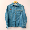 Load image into Gallery viewer, Denim Shirt Chainstitch Long Sleeve Collection by Velvet Outlaw
