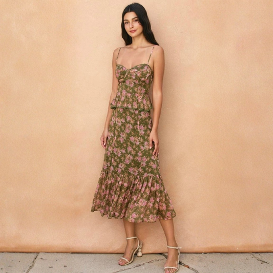 Francesca Floral Layered Dress