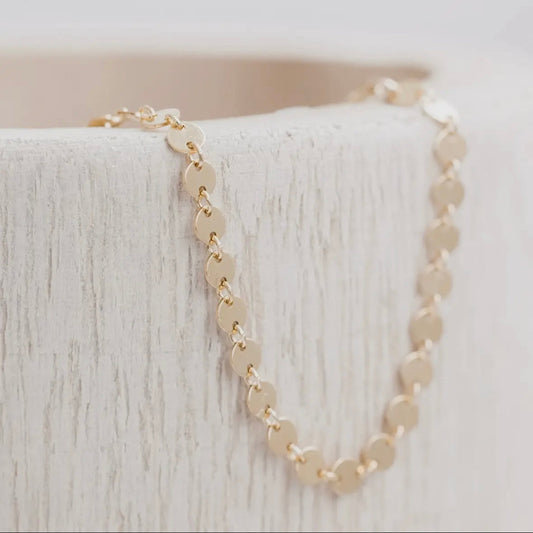 Disc Chain Bracelet