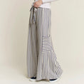 Load image into Gallery viewer, Sailor Wide-Leg Stripes Pants
