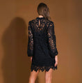 Load image into Gallery viewer, Getting Started Woven Lace Mini Dress
